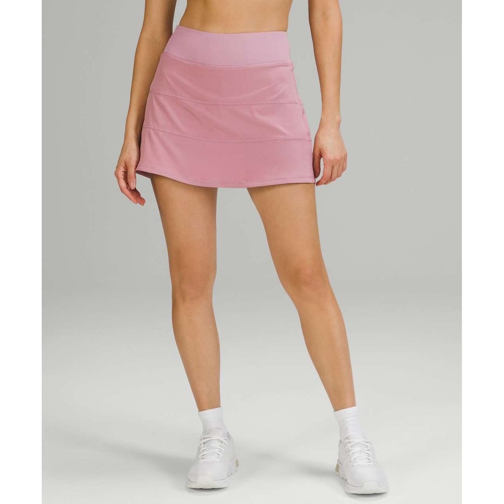 Lululemon Pace Rival Skirt Tall Pink Mauve Tennis Skort Size 18 W8AACT